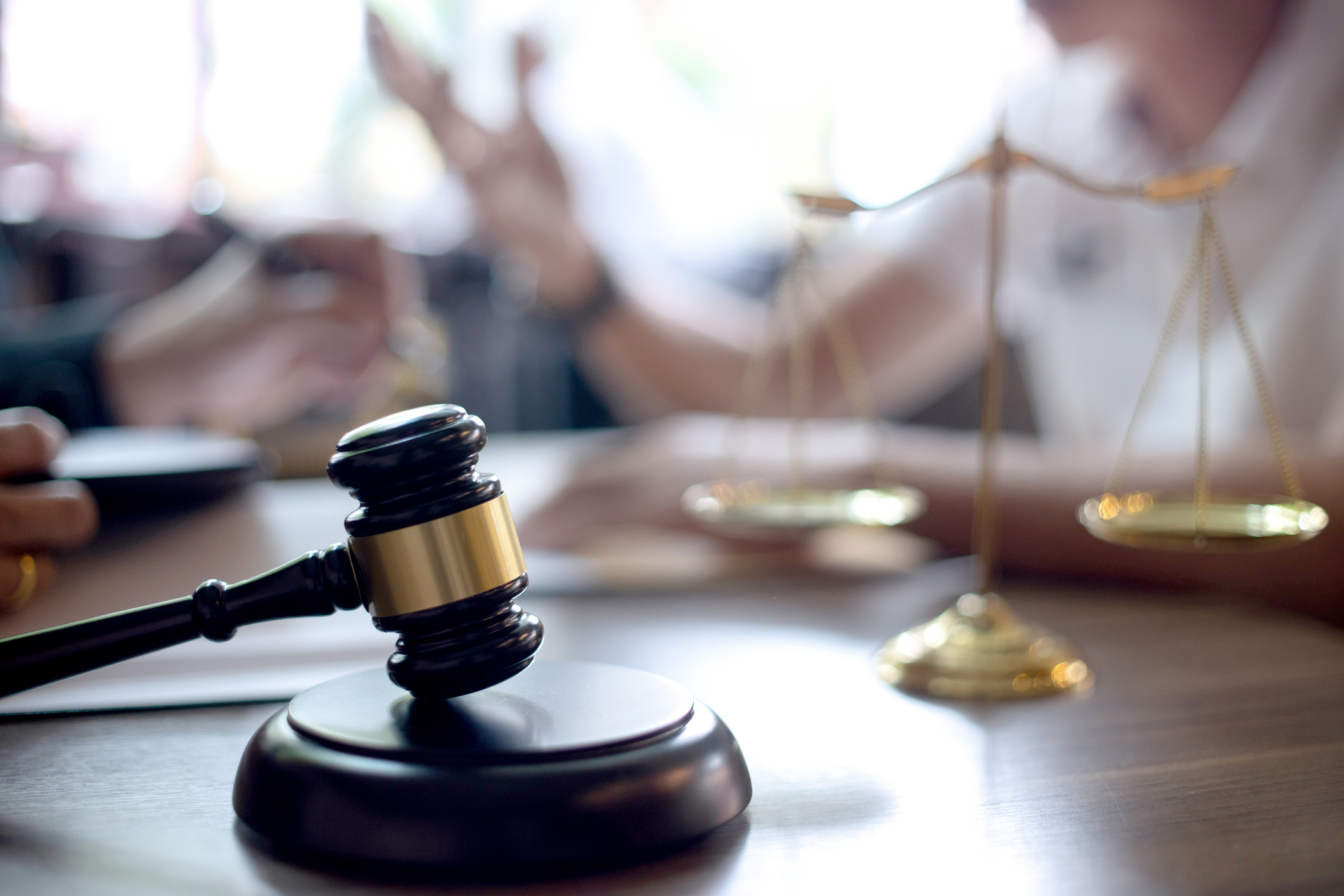 Gavel and legal documents