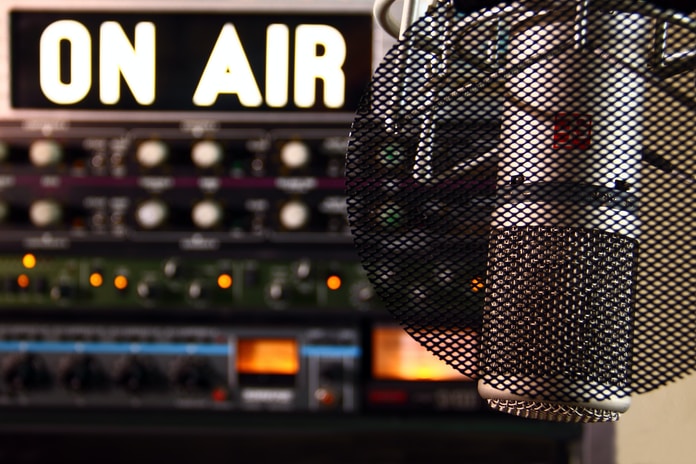 Talk radio broadcast
