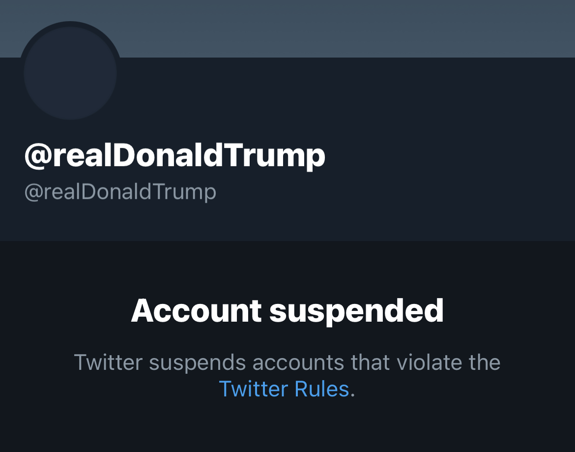 Donald Trump Twitter ban - Poli Alert Donald Trump Twitter ban