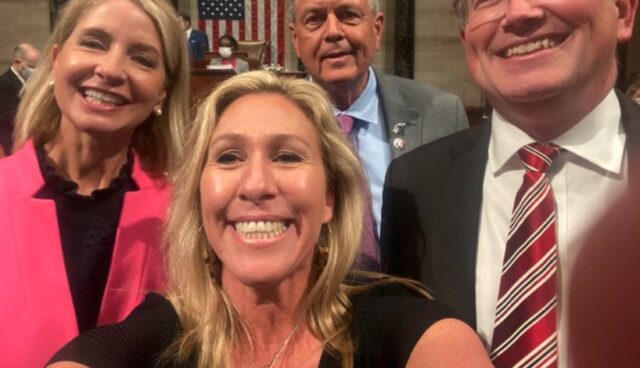 GOP Member defying mask mandate