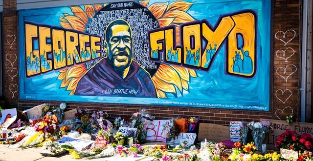 George Floyd mural