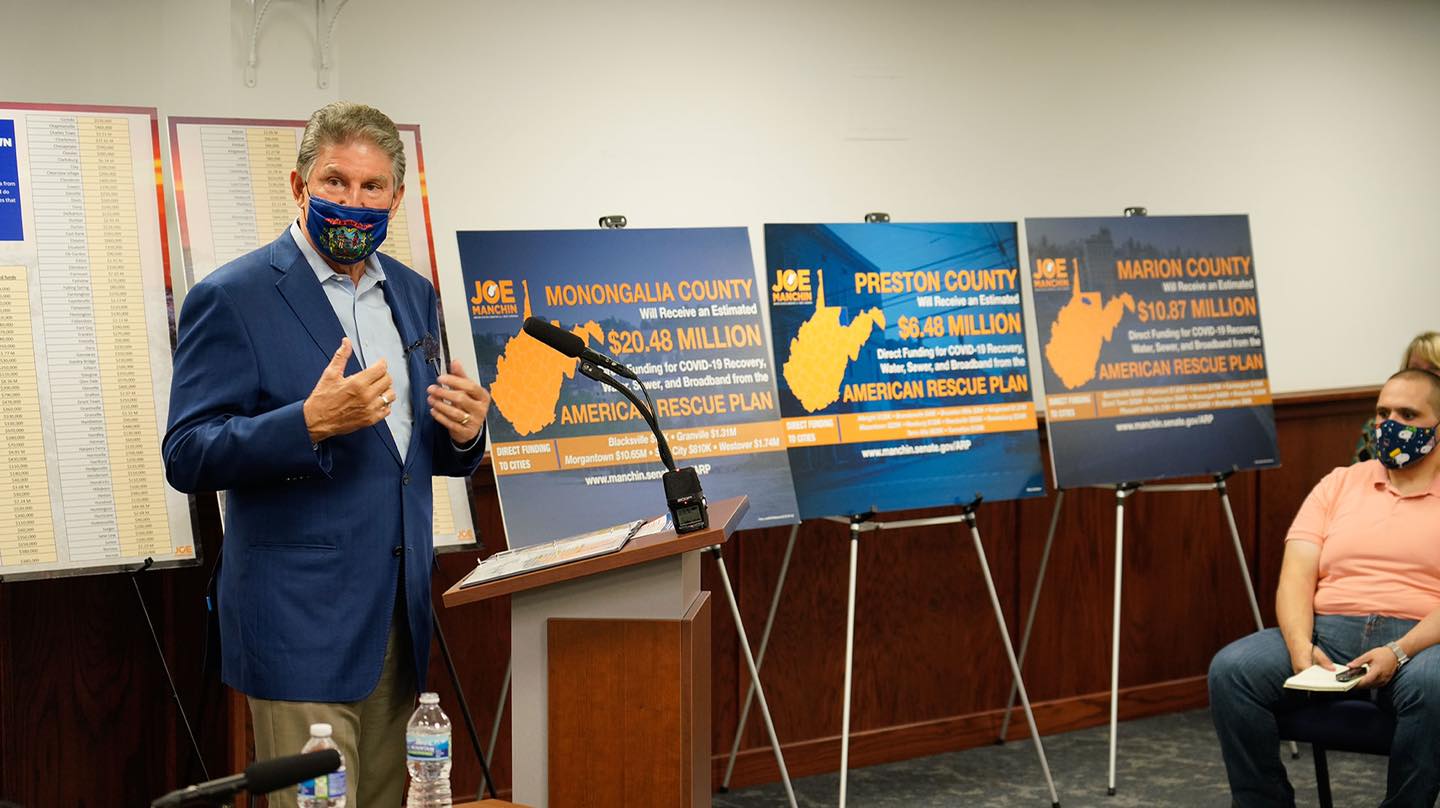 West Virginia Senator Joe Manchin Opposes Voting Rights Bill