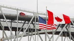 US Canada border