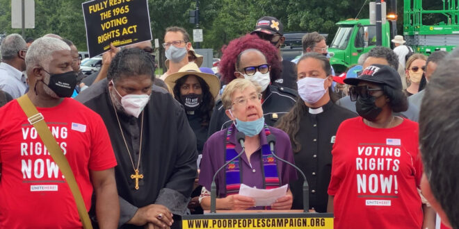 voting rights protest