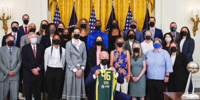 WNBA Champion Seattle Storm Visit White House