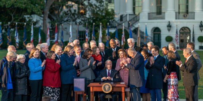 President Biden signs Infrastructure bill