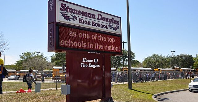 Marjory Stoneman Douglas High School in Parkland, Florida