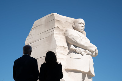 Biden, Harris, King Memorial