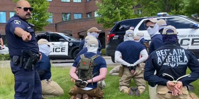 Patriot Front members detained