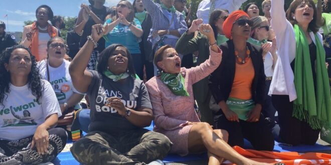 House members arrested at abortion rights protest