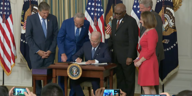 Biden signs Inflation Reduction Act into law