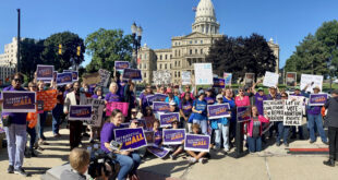 Michigan pro abortion rally