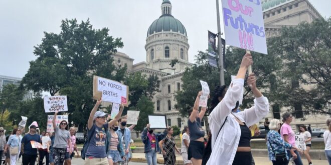 Indiana pro abortion rally