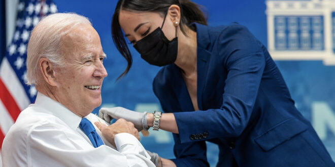 President Biden receives updated COVID vaccine