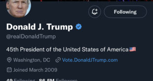 Trump Twitter account