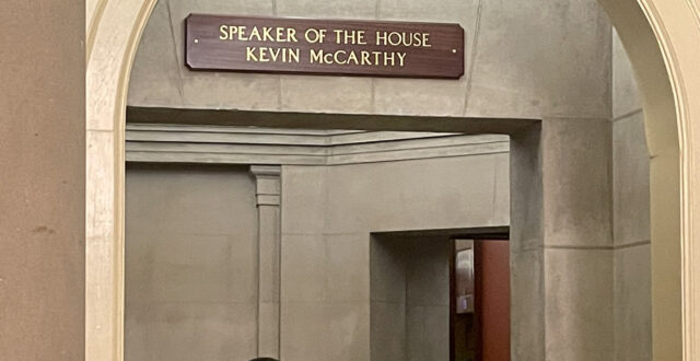 Speaker of the House sign