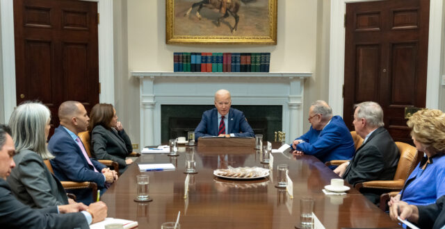 President Biden and Democratic leaders