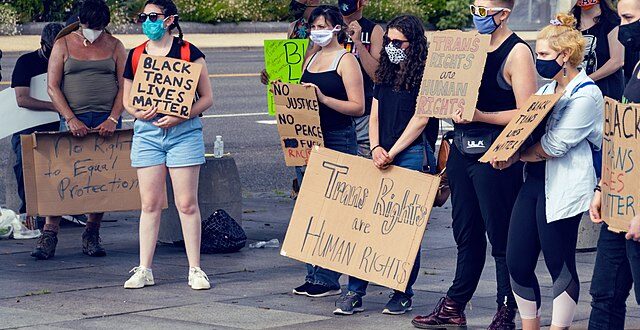 protest for trans rights