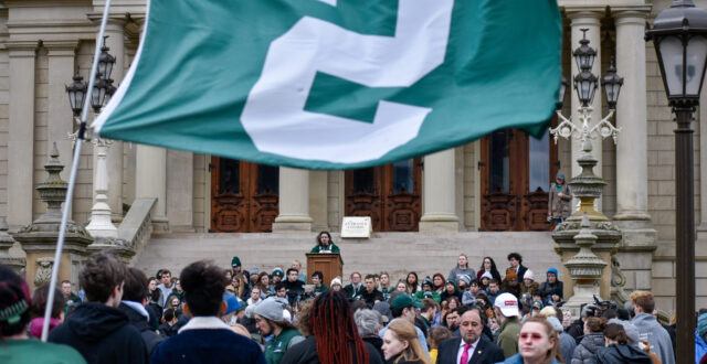 Gun bill protest at Michigan Capitol