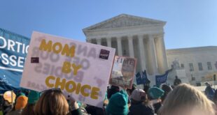 abortion rights protest at Supreme Court