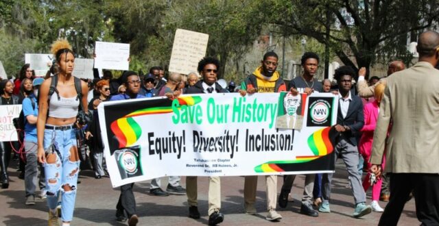 DEI march in Florida