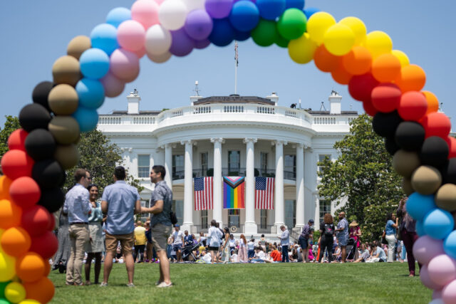 - Poli Alert Pride Flag at White House