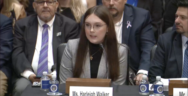 Harleigh Walker, a 16-year-old transgender girl from Alabama, testifies before the U.S. Senate Judiciary Committee