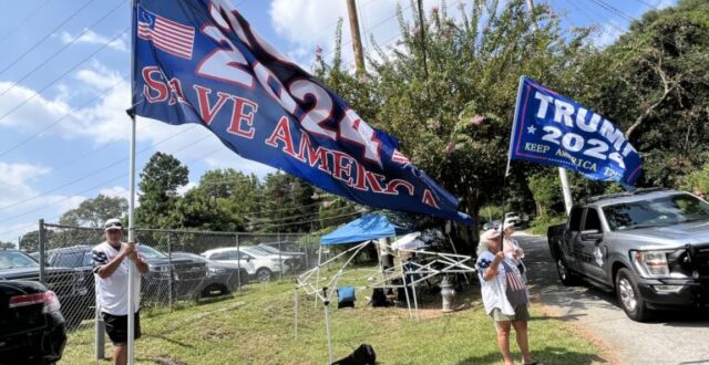 Trump supporters in Georgia
