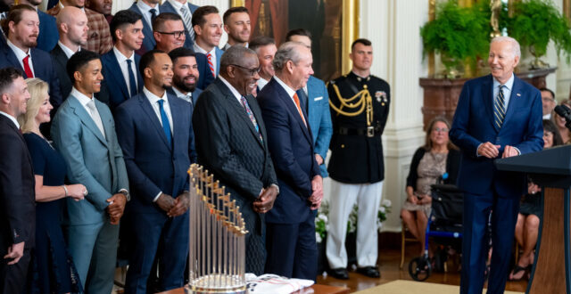 President Biden and the Houston Astros