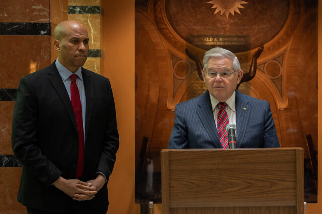 - Poli Alert New Jersey Senators Cory Booker and Bob Menendez