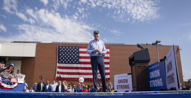 President Joe Biden in Philadelphia