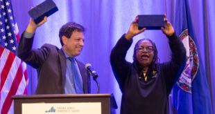 Virginia Senate Democratic leaders Scott Surovell and Mamie Locke