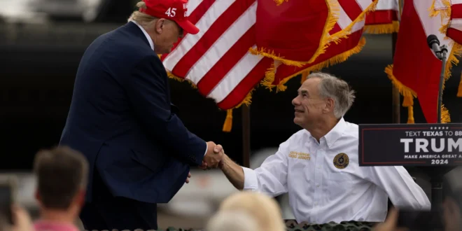 Greg Abbott, Donald trump