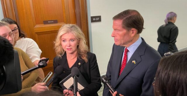 Senators Marsha Blackburn and Richard Blumenthal