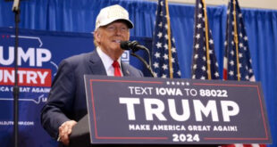 President Donald Trump in Iowa