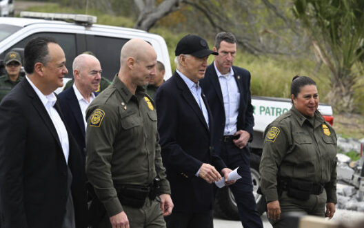 President Joe Biden at the border