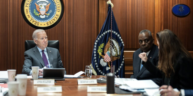 President Joe Biden and Secretary of Defense Lloyd Austin