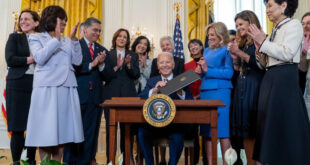 President Joe Biden signs executive order on women's health research