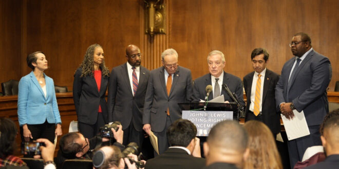 Senators Durbin, Warnock, Schumer
