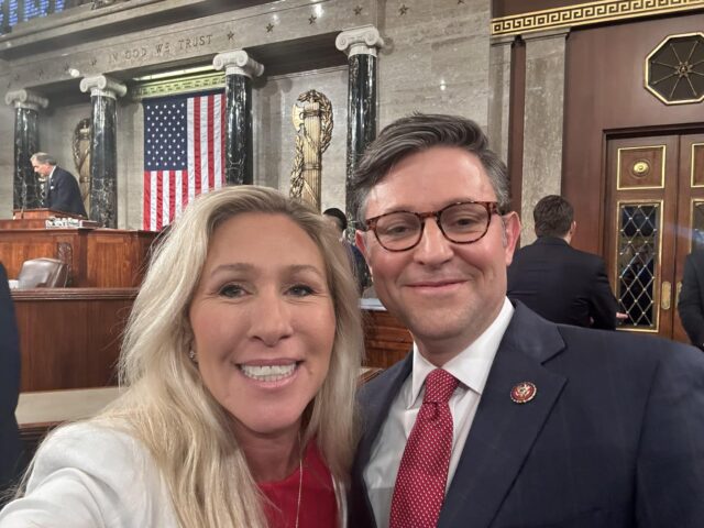 - Poli Alert Marjorie Taylor Greene and House Speaker Mike Johnson