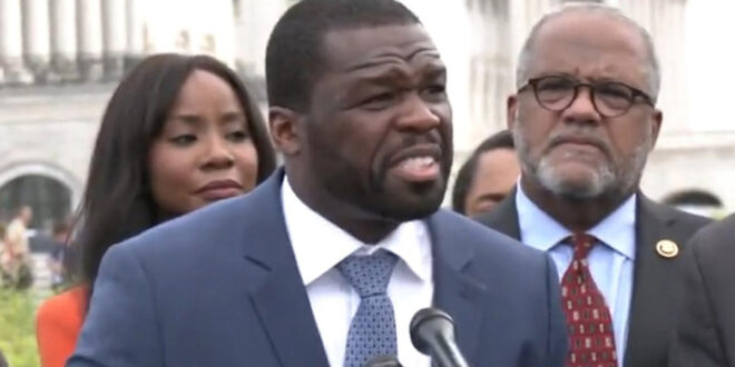 50 Cent goes to Washington