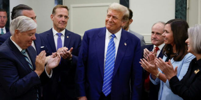 President Trump returns to Capitol Hill