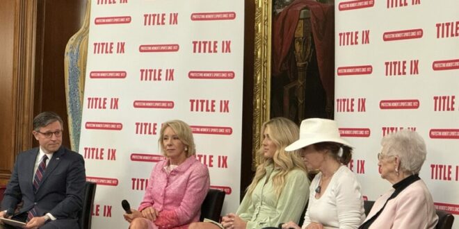 Mike Johnson, Betsy DeVos