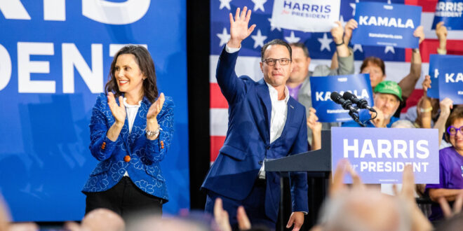 Governors Josh Shapiro and Gretchen Whitmer