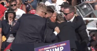 President Donald Trump at campaign rally