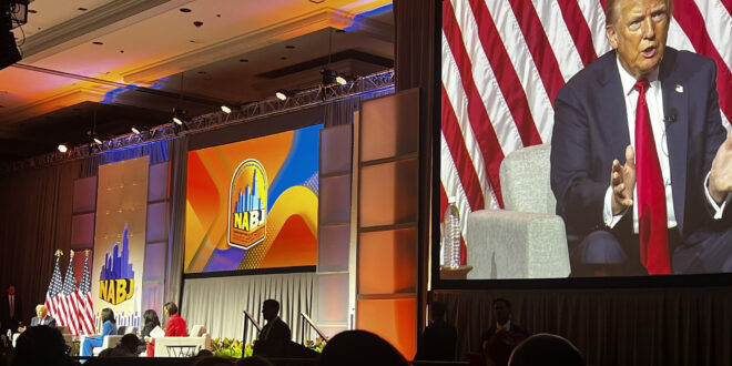 Former President Trump at NABJ
