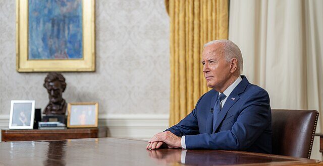 President Joe Biden gives Oval Office Address