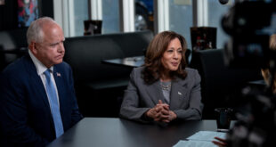Kamala Harris and Tim Walz