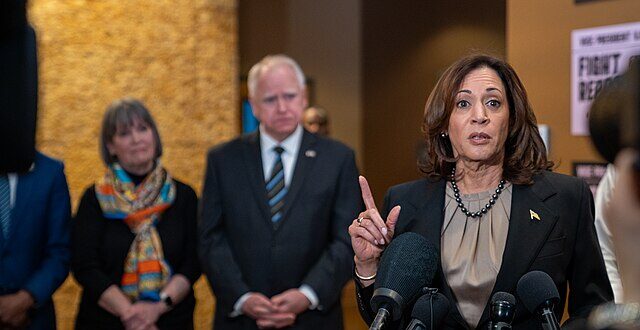 Vice President Kamala Harris and Gov. Tim Walz