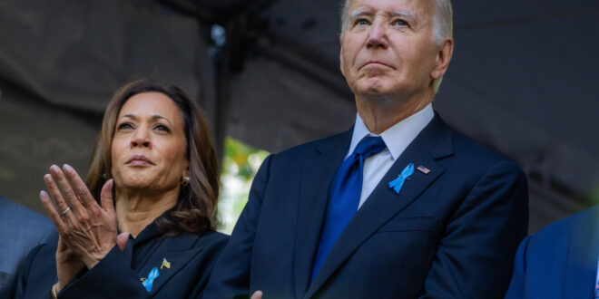 President Joe Biden and Vice President Kamala Harris on 9/11